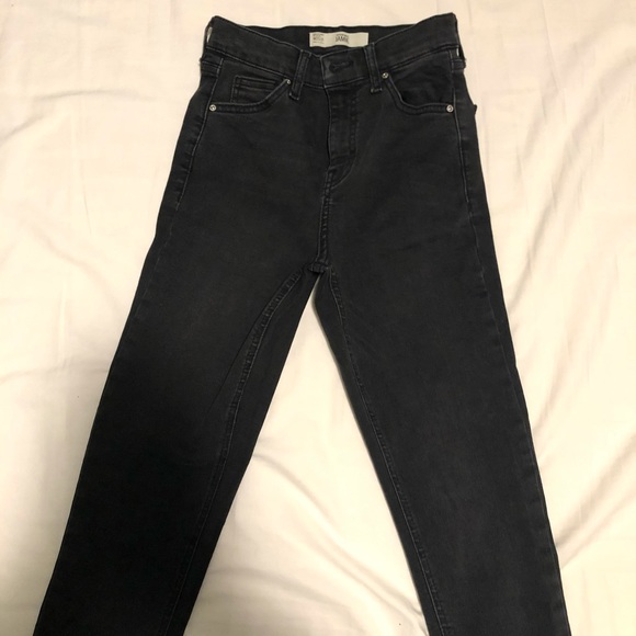 NWOT Washed Black Topshop Jamie Jeans - Picture 2 of 3
